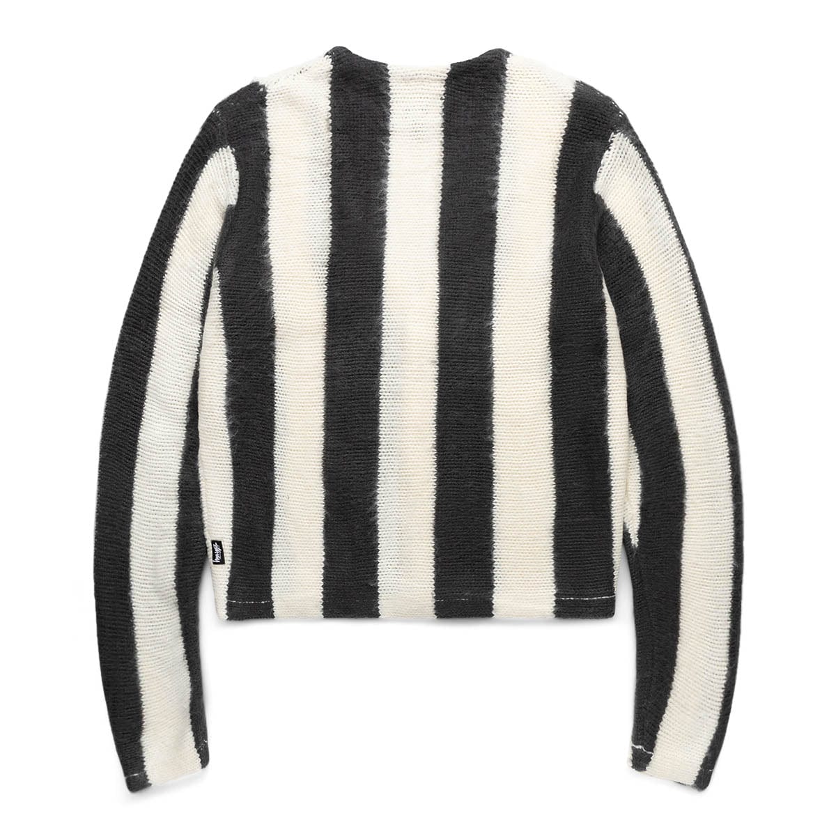 STRIPE BRUSHED CARDIGAN NATURAL | AmaflightschoolShops