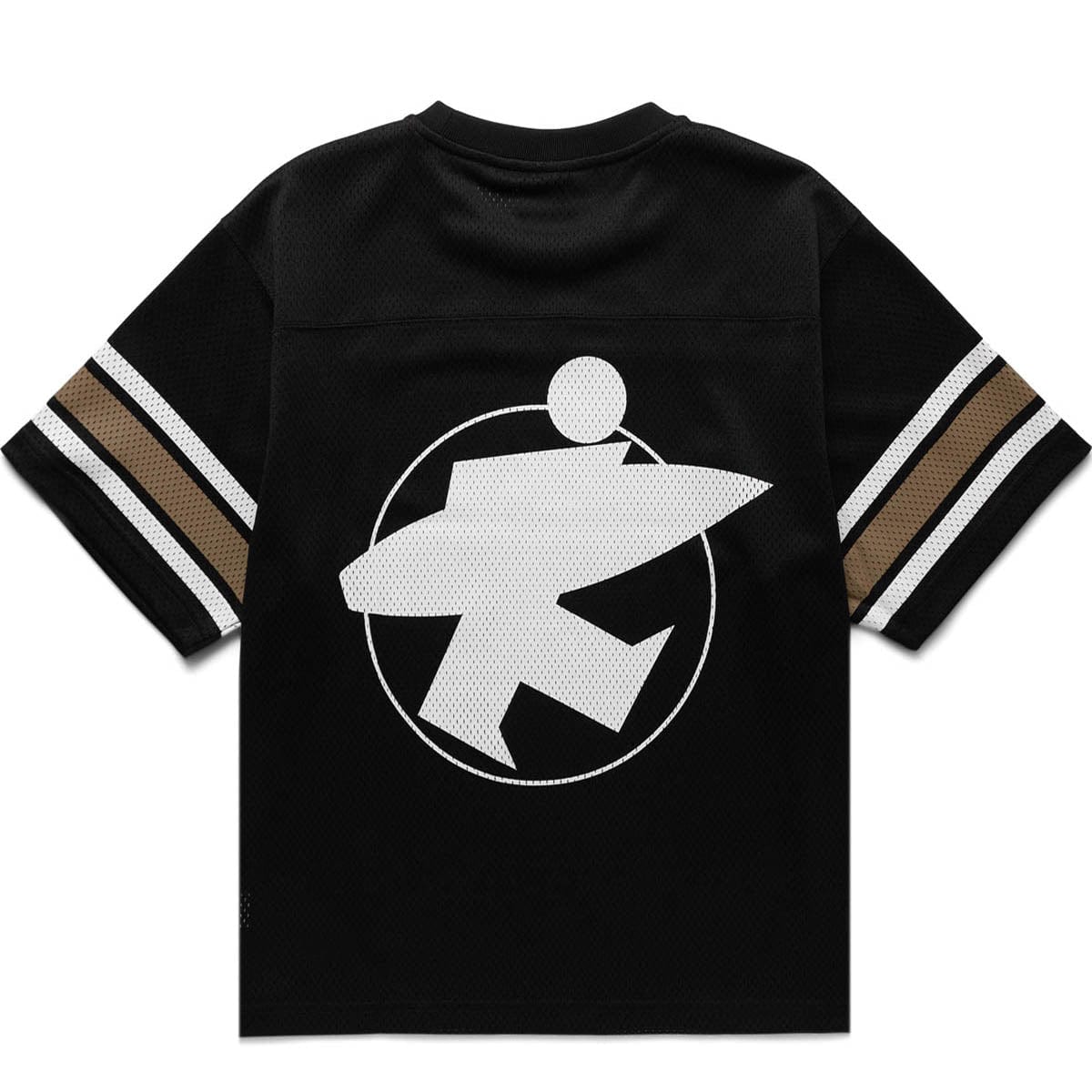 SURFMAN MESH FOOTBALL JERSEY BLACK