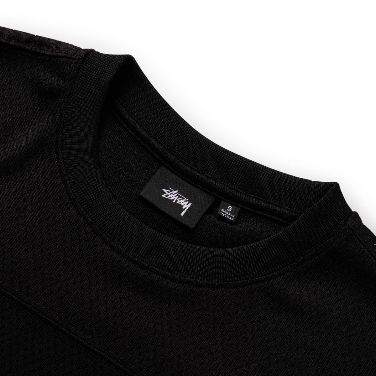 Stussy Surfman Mesh Football Jersey (Black) L