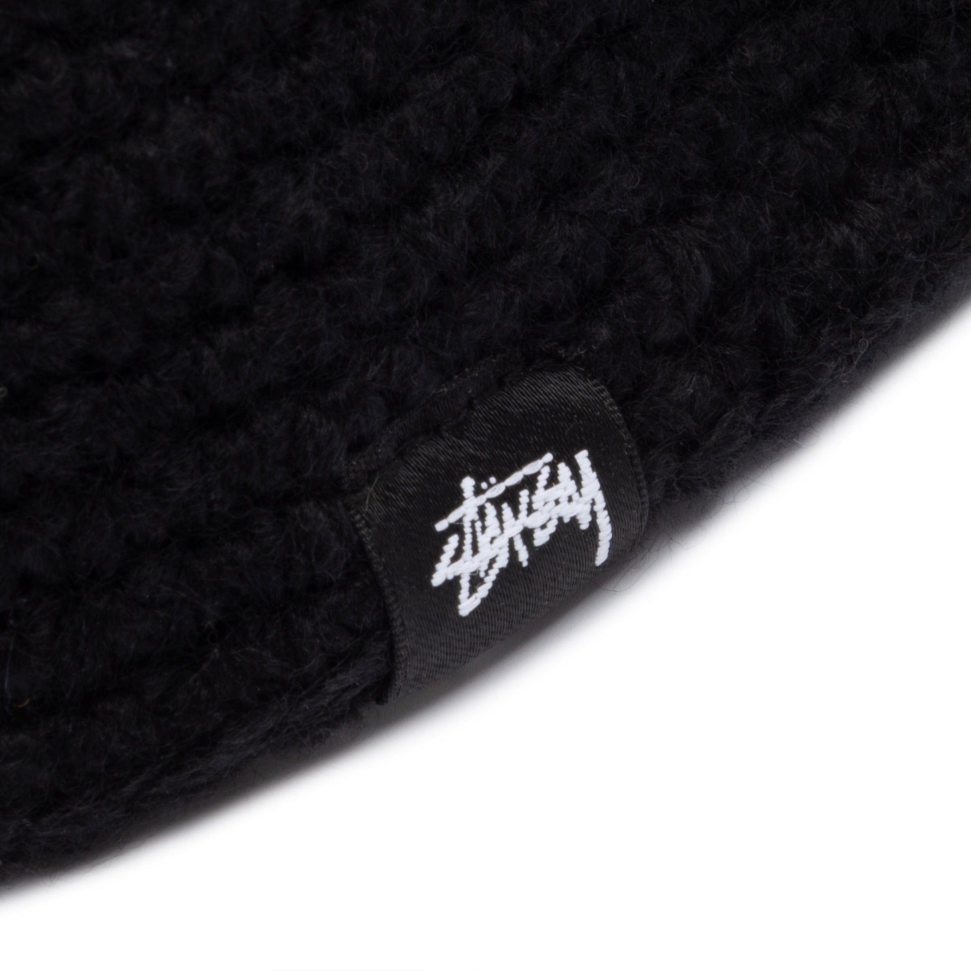 Stüssy Headwear BLACK / O/S SWIRLY S KNIT BUCKET HAT