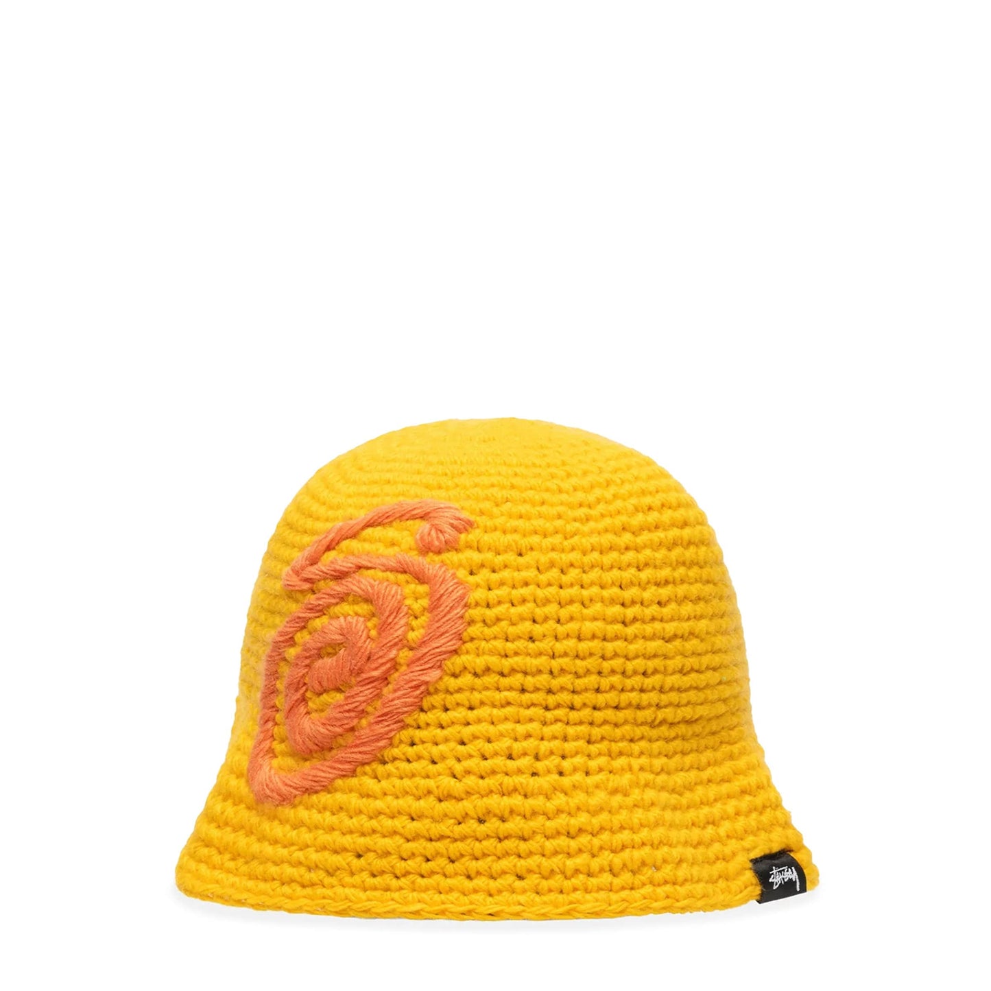 Stüssy Headwear YELLOW / O/S SWIRLY S KNIT BUCKET HAT