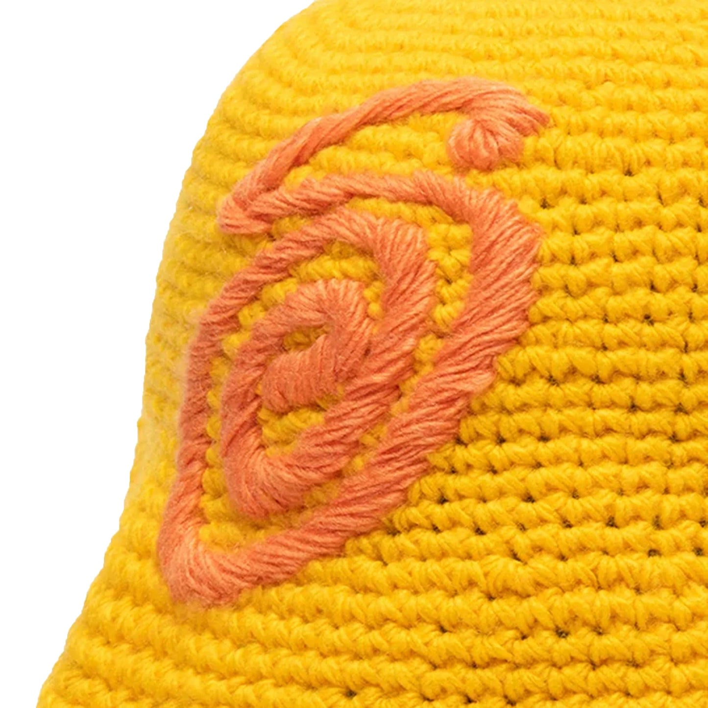 Stüssy Headwear YELLOW / O/S SWIRLY S KNIT BUCKET HAT