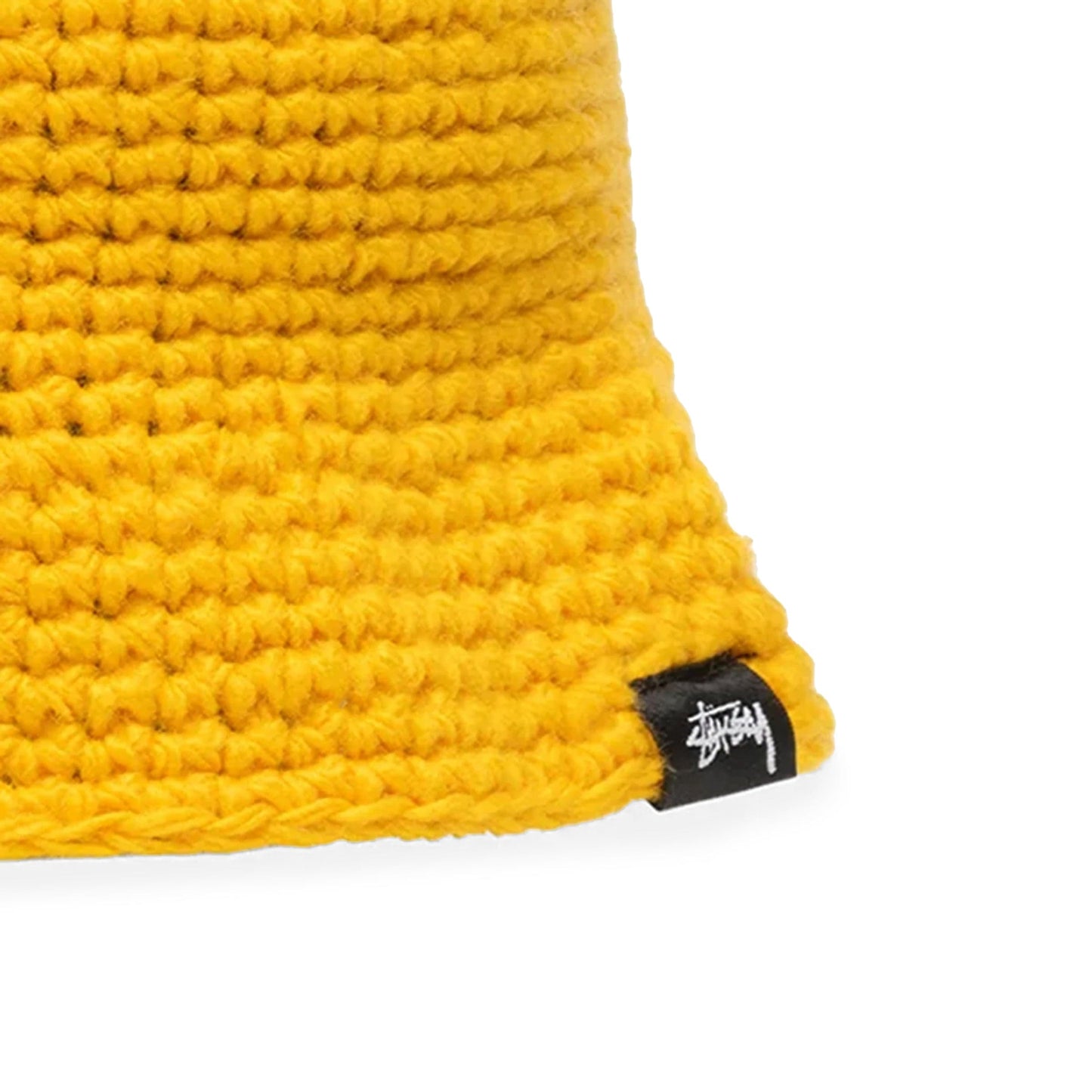 Stüssy Headwear YELLOW / O/S SWIRLY S KNIT BUCKET HAT