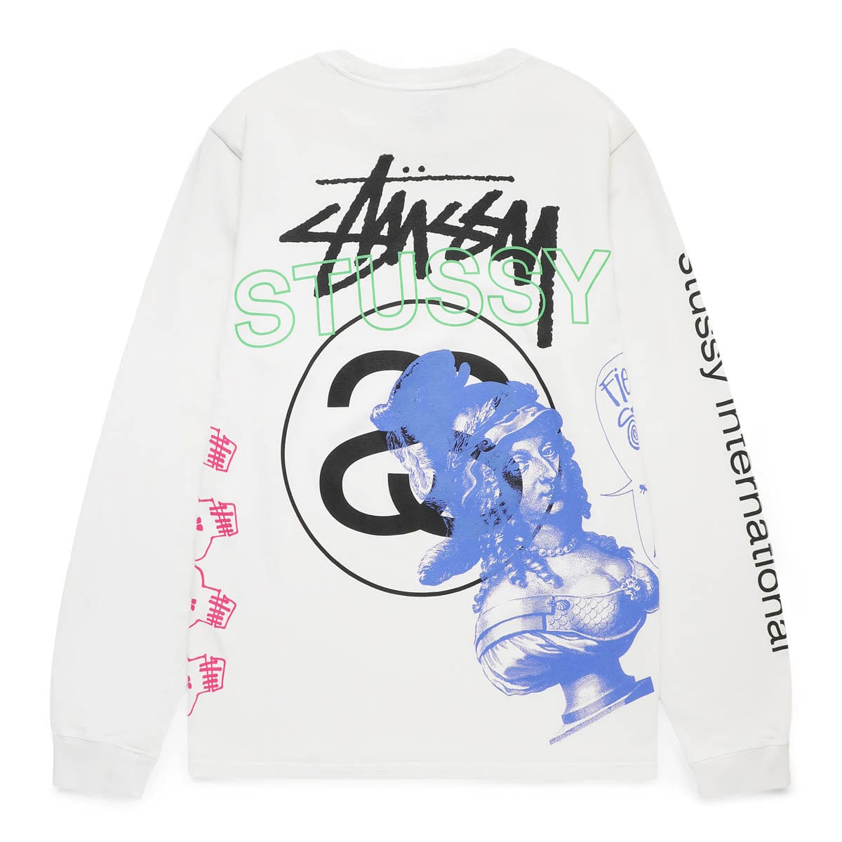 Stüssy T-Shirts TEST STRIKE PIGMENT DYED LS T-SHIRT