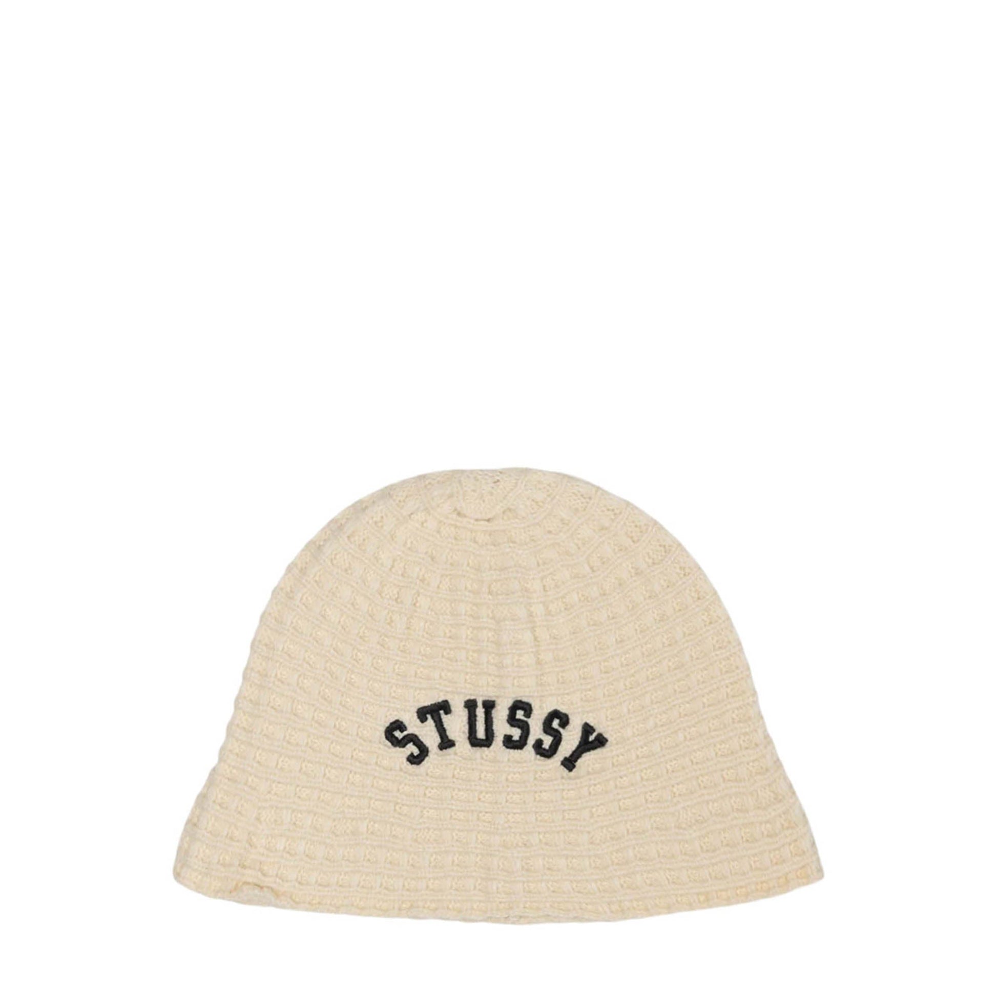 Stussy Headwear BONE / O/S WAFFLE KNIT BUCKET HAT