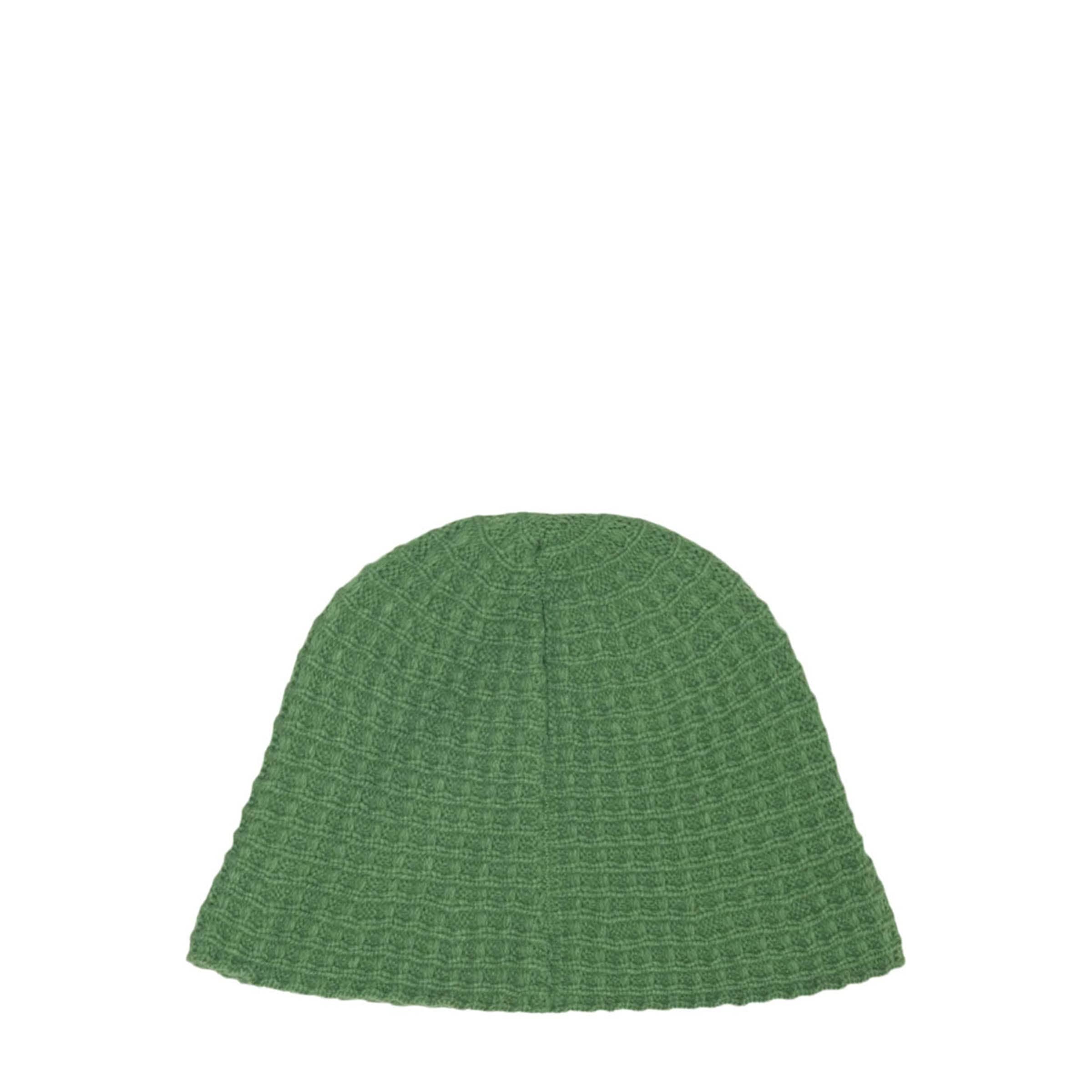 WAFFLE KNIT BUCKET HAT GREEN | Bodega