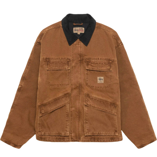 Stussy Outerwear WASHED CANVAS SHOP JACKET