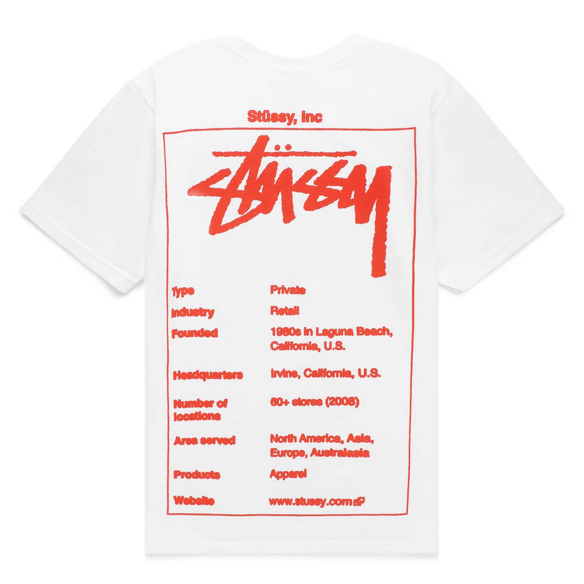 Stüssy T-Shirts WIKI T-SHIRT