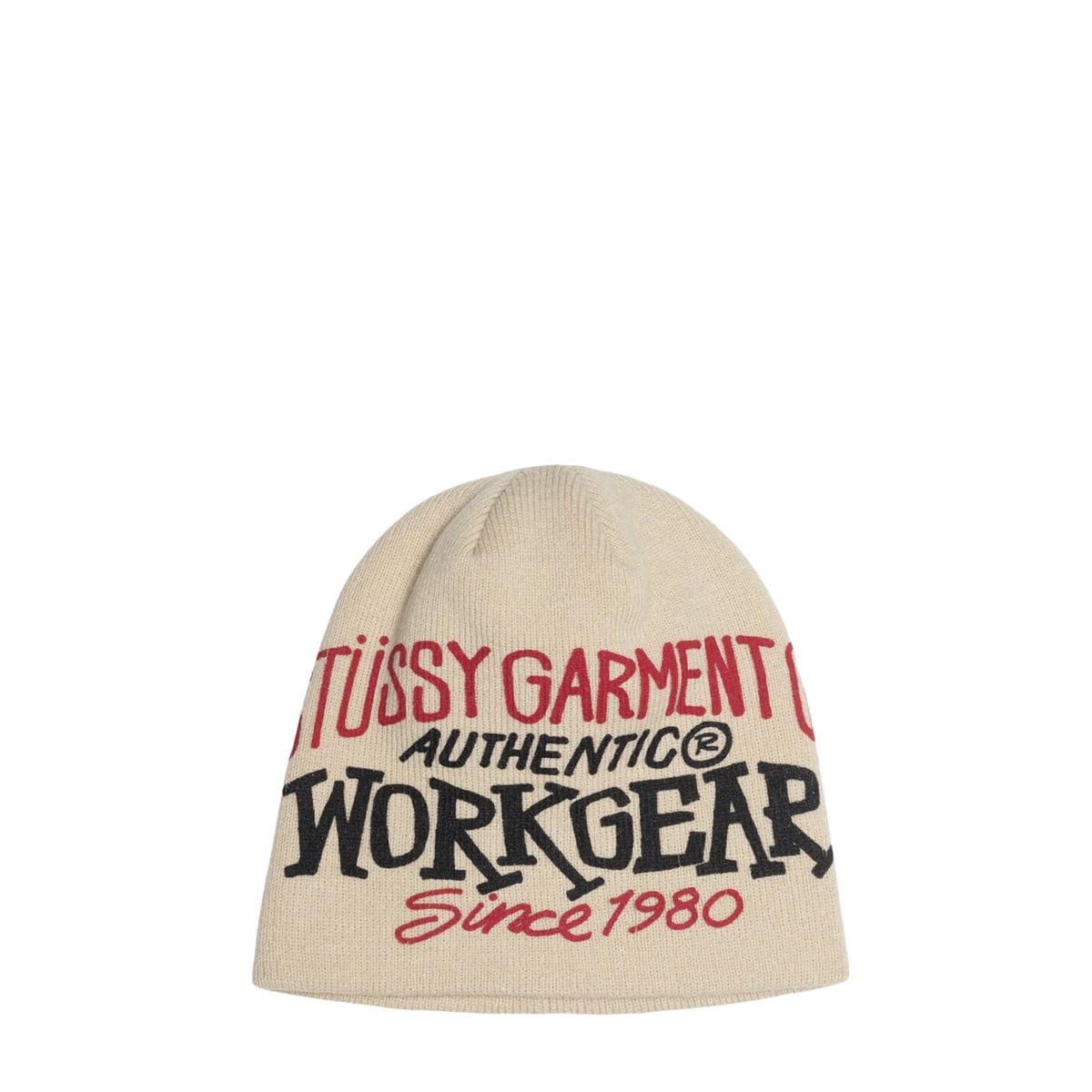 Stussy Headwear BONE / O/S WORKGEAR PRINT SKULLCAP