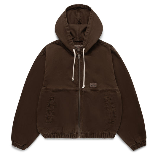 Stüssy WORK JACKET UNLINED CANVAS BROWN