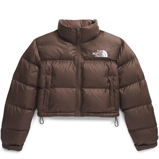 The North Face WOMEN'S NUPTSE SHORT JACKET SMOKEY BROWN