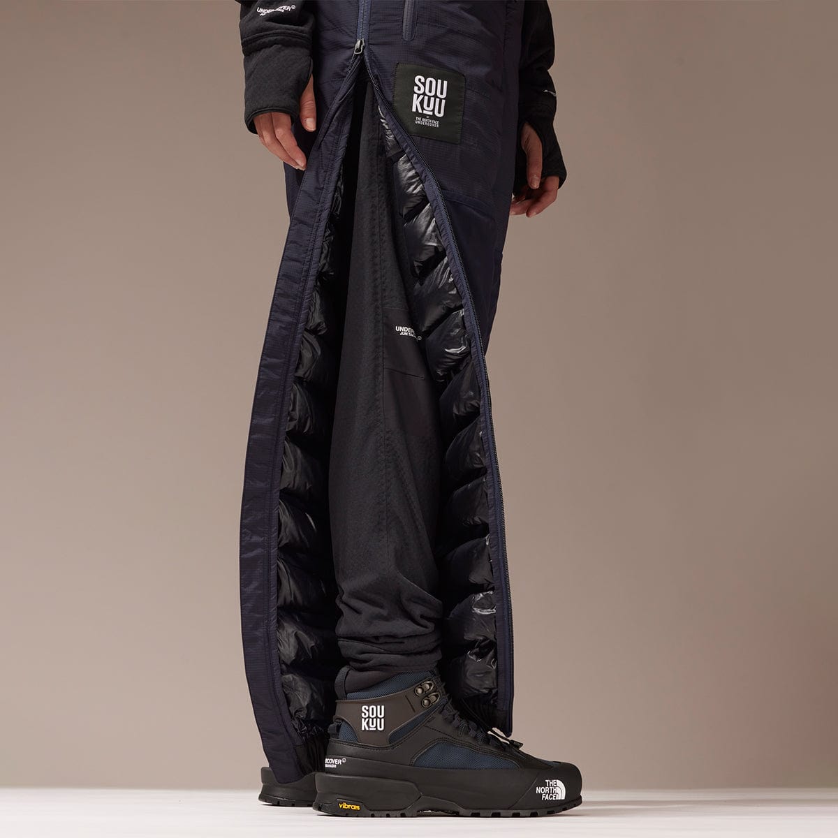 SOUKUU BY THE NORTH FACE X UNDERCOVER PROJECT 50-50 DOWN PANT TNF 