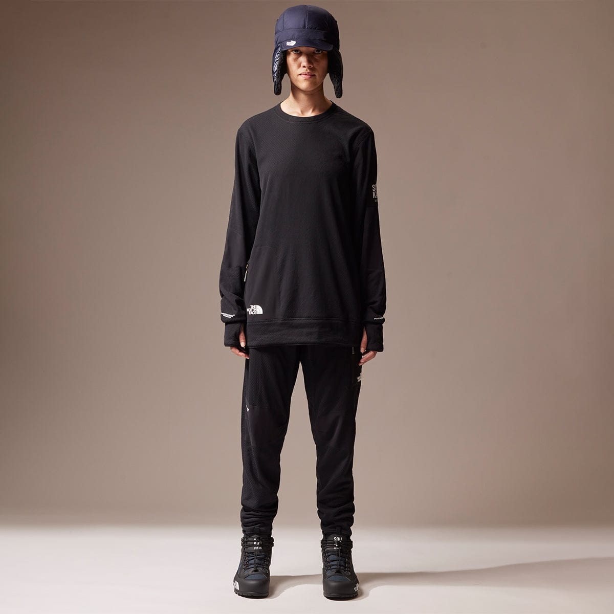 The North Face T-Shirts SOUKUU BY THE NORTH FACE X UNDERCOVER PROJECT U FUTUREFLEECE LONGSLEEVE CREW
