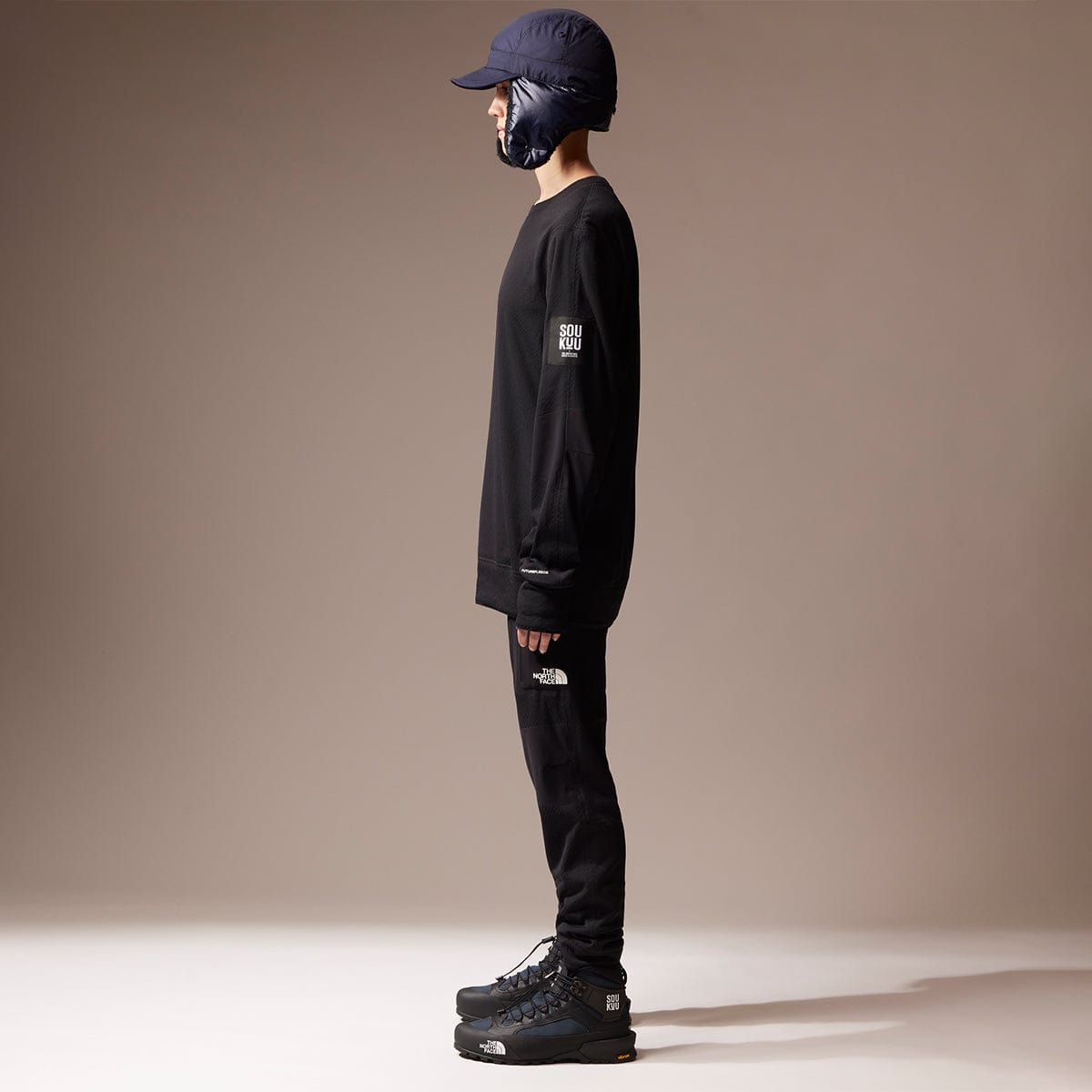 SOUKUU BY THE NORTH FACE X UNDERCOVER PROJECT U FUTUREFLEECE LONGSLEEVE CREW