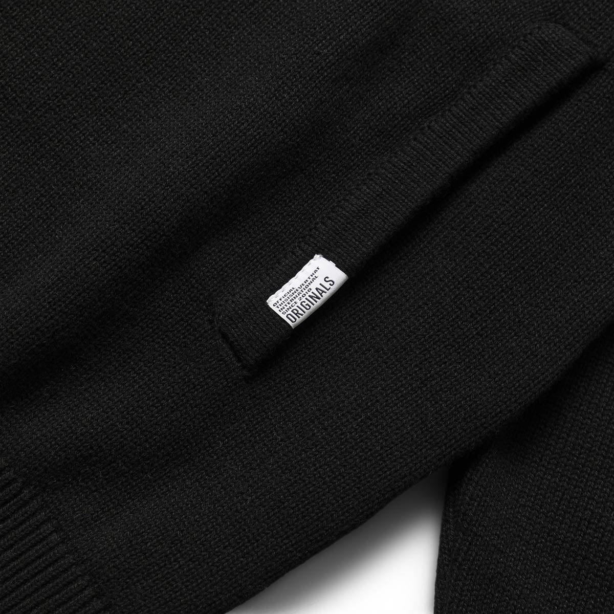 CHESS ZIP CARDIGAN BLACK | AmaflightschoolShops