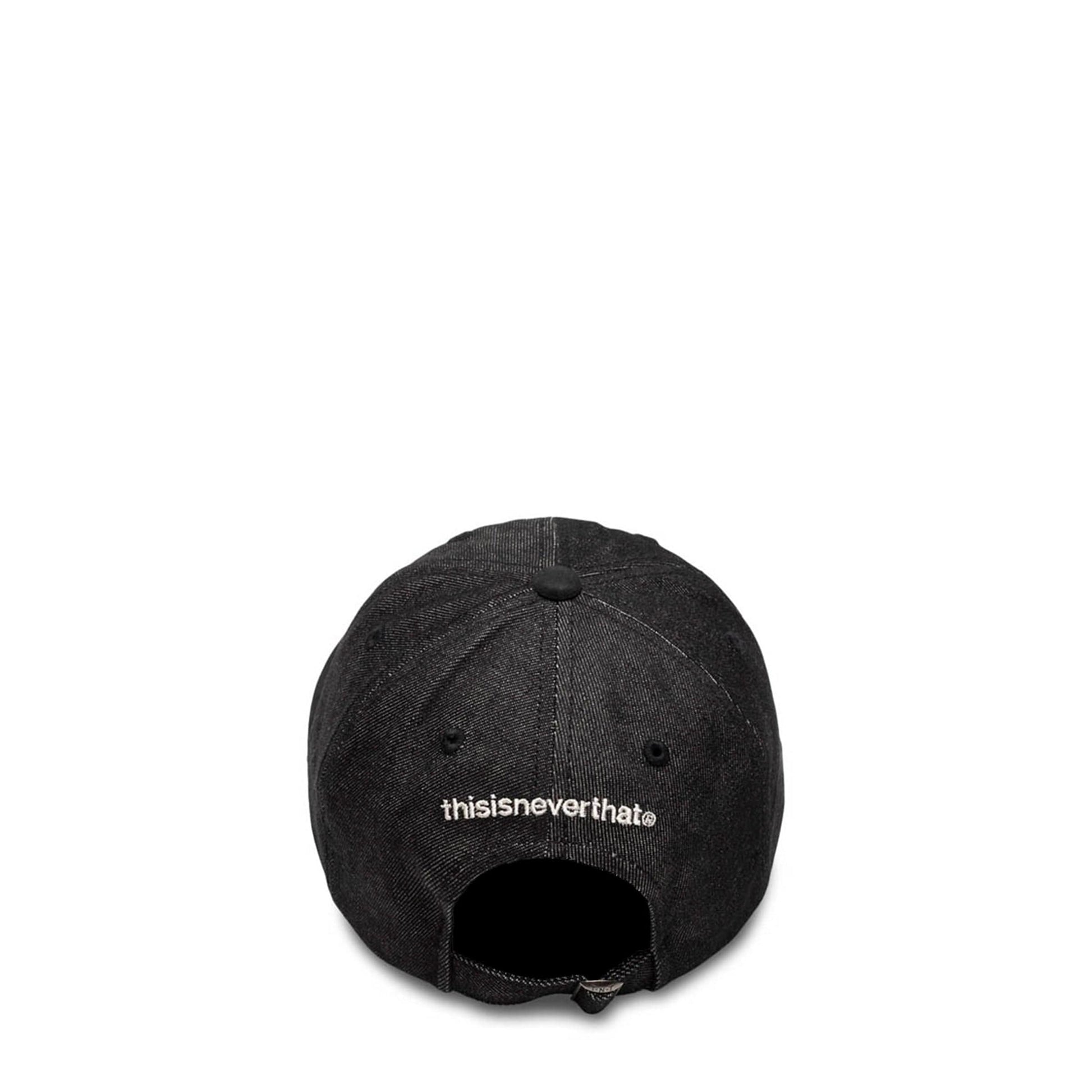 thisisneverthat Headwear BLACK / O/S DENIM & SUEDE CAP (LO PRO)