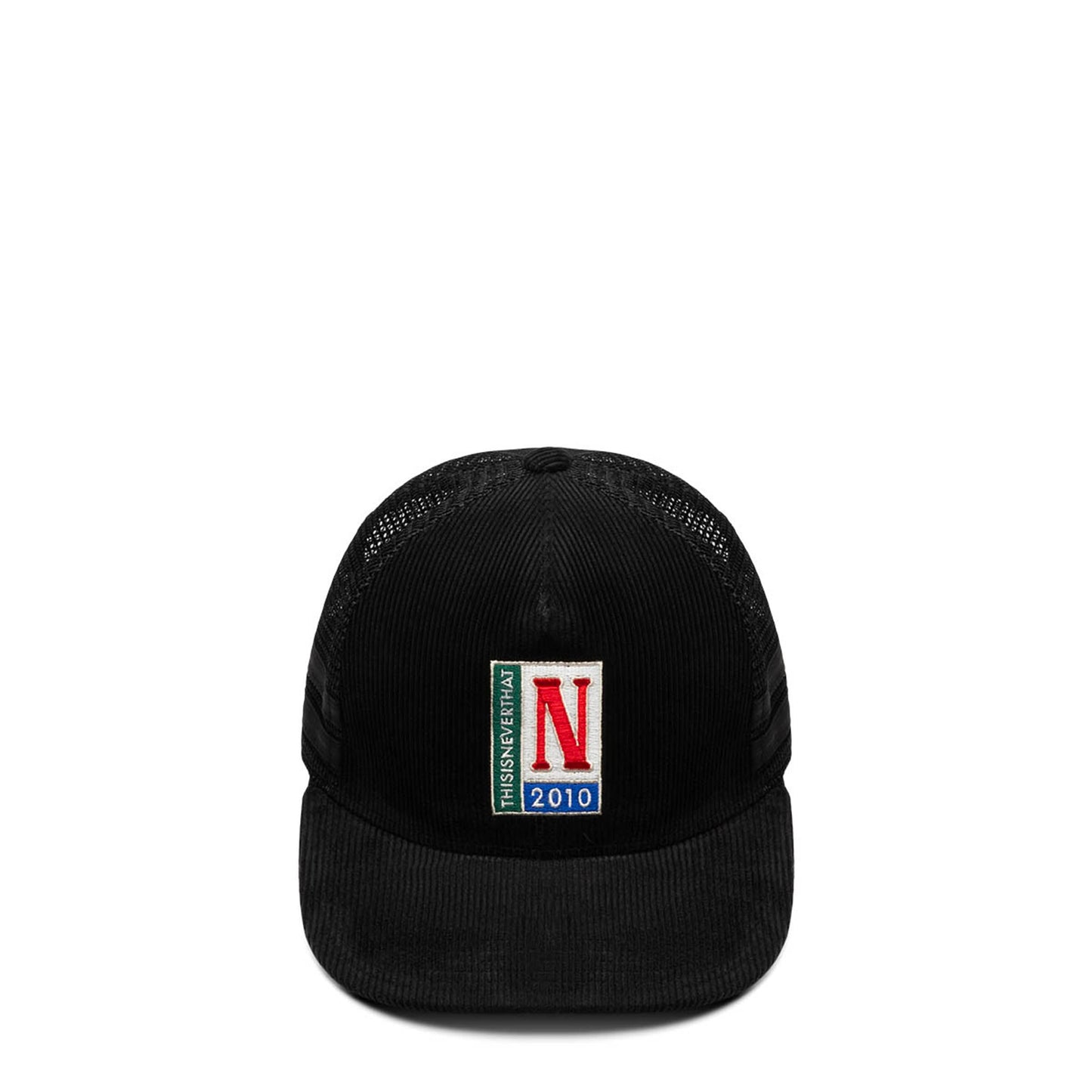thisisneverthat Headwear BLACK / O/S N-PIN CORDUROY MESH TRUCKER CAP