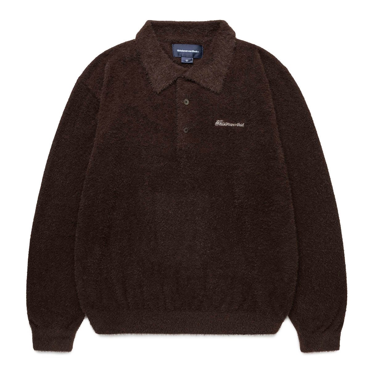 thisisneverthat Knitwear SHAGGY KNIT POLO