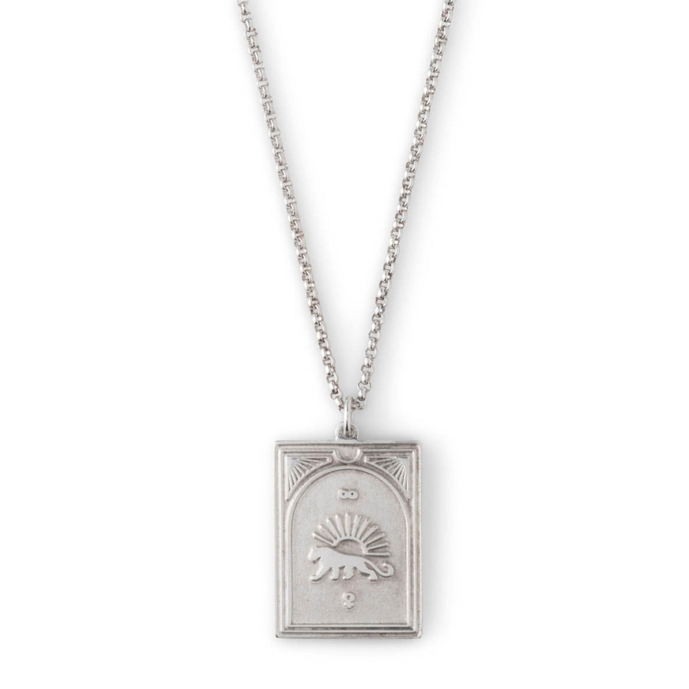 TAROT STRENGTH PENDANT NECKLACE STERLING SILVER | Bodega TAROT STRENGTH PENDANT NECKLACE STERLING SILVER | Bodega