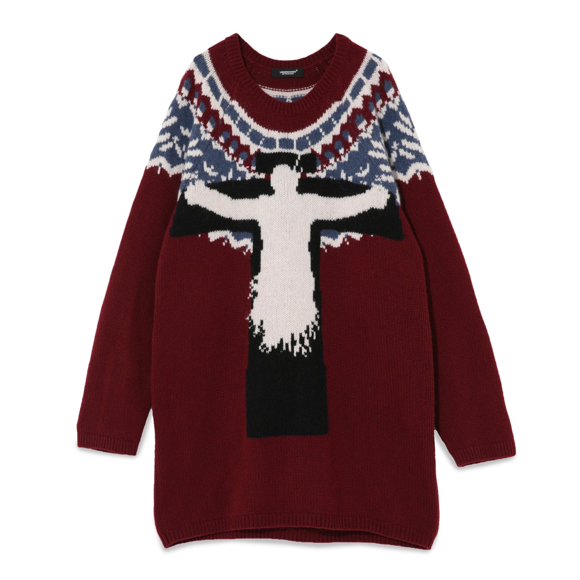 Undercover Knitwear BORDEAUX BASE / 3 UC2A4910-1 EVANGELION SWEATER