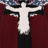 Undercover Knitwear BORDEAUX BASE / 3 UC2A4910-1 EVANGELION SWEATER