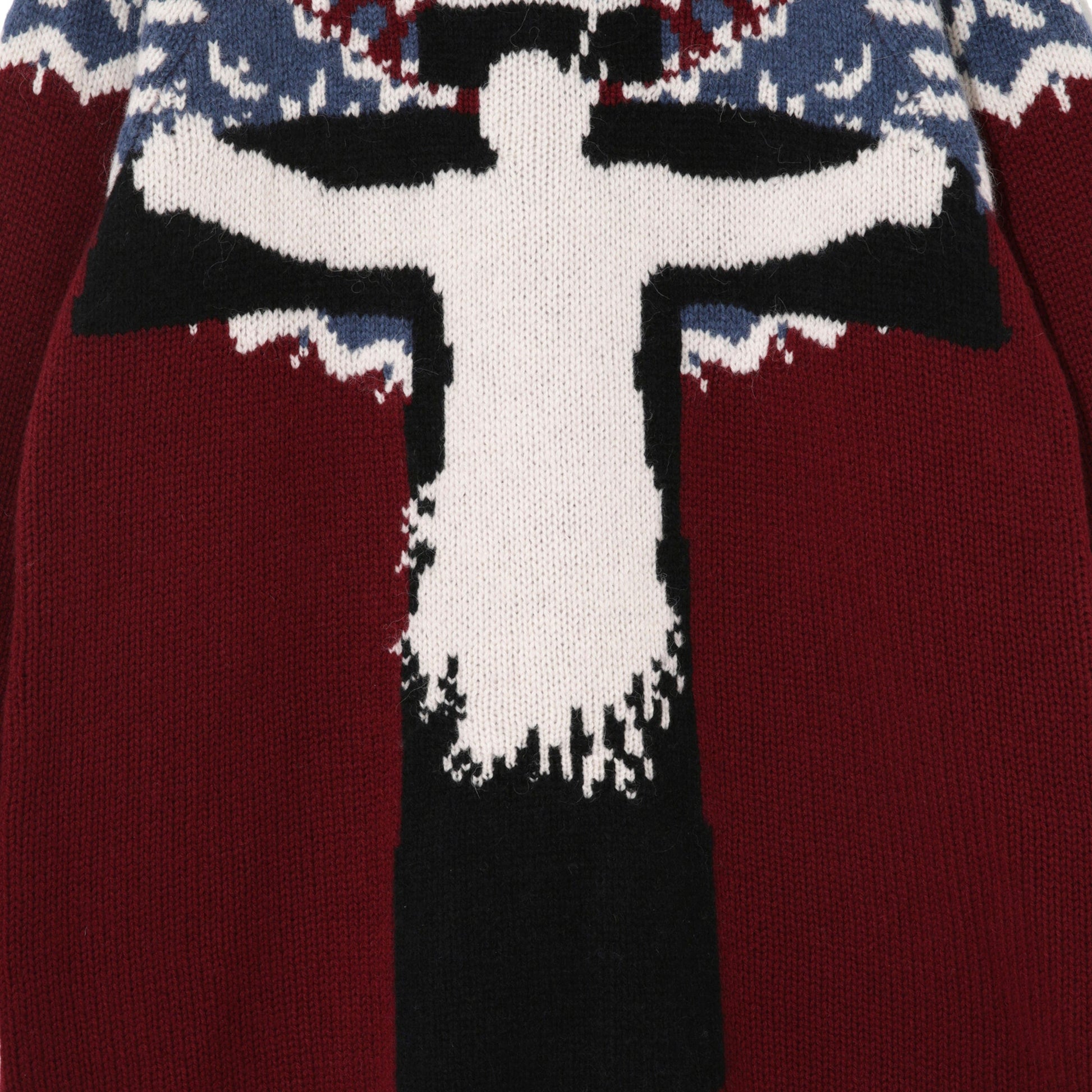 Undercover Knitwear BORDEAUX BASE / 3 UC2A4910-1 EVANGELION SWEATER