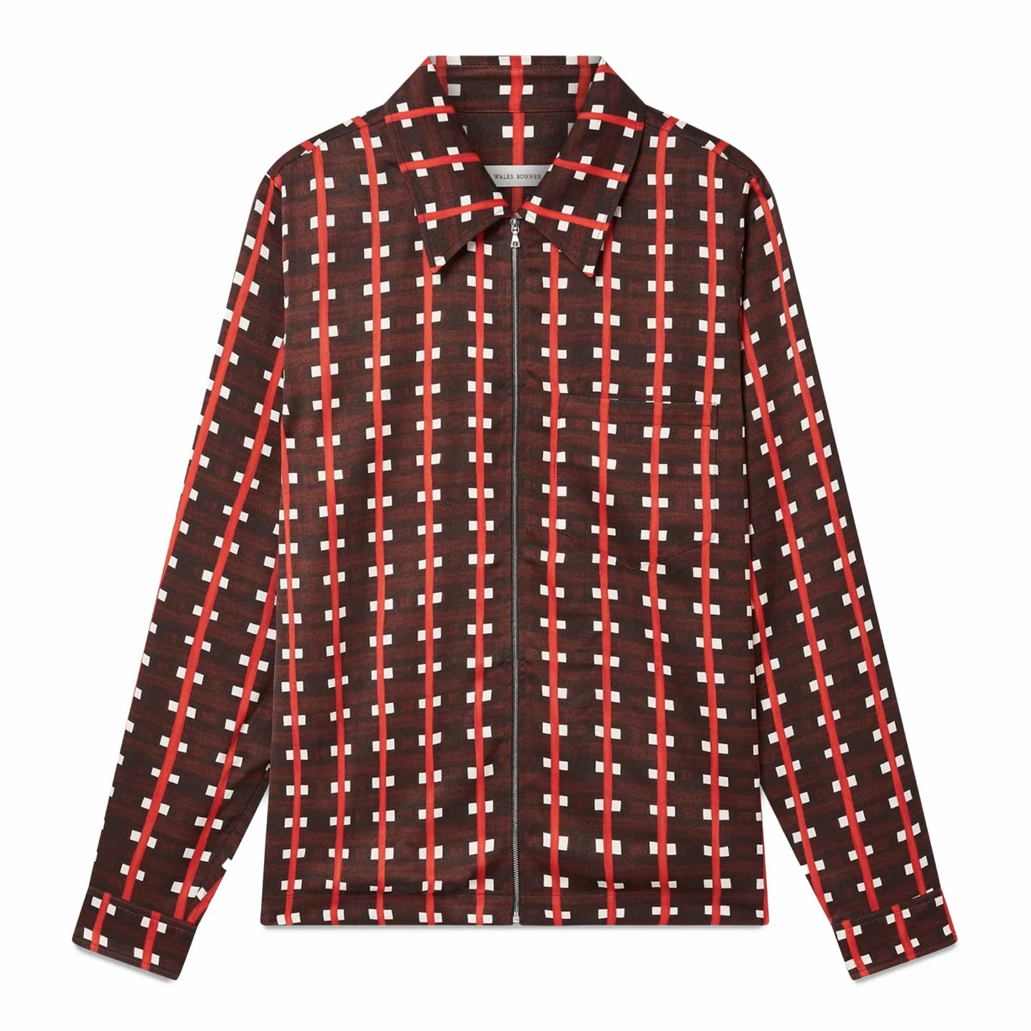 Wales Bonner Shirts BELIEF ZIP SHIRT