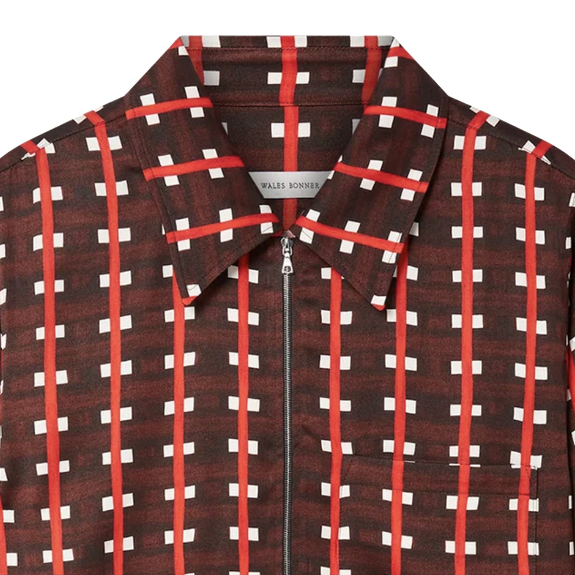 Wales Bonner Shirts BELIEF ZIP SHIRT