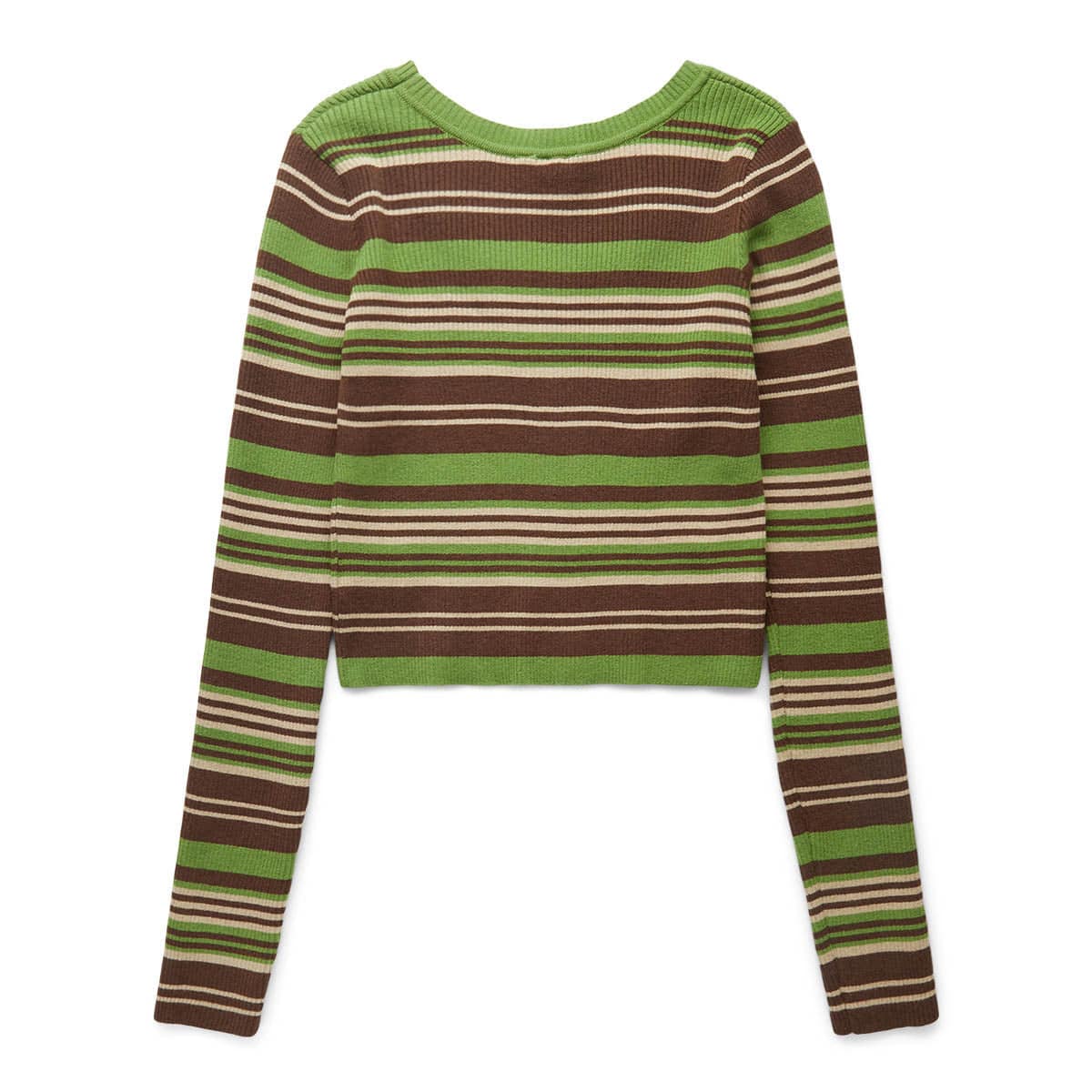 X-Girl Womens GREEN / O/S MULTI STRIPE KNIT TOP