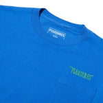 Load image into Gallery viewer, Pleasures BALANCE EMBROIDERED POCKET T-SHIRT Royal
