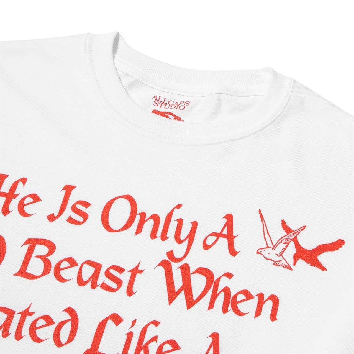 ALLCAPSTUDIO T-Shirts HE IS ONLY A WILD BEAST L/S T-SHIRT