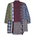 Load image into Gallery viewer, Needles Shirts ASSORTED / 2 FLANNEL shirt Grigio - 7 CUTS DRESS SS20 10
