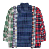 Needles Shirts ASSORTED / XL 7 CUTS FLANNEL SHIRT SS21 25