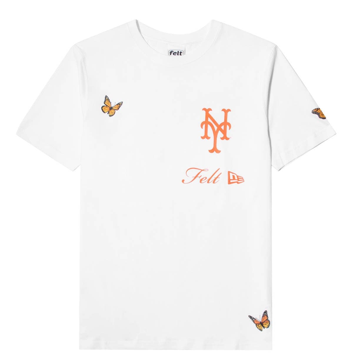 New Era T-Shirts x FELT NY METS T-SHIRT