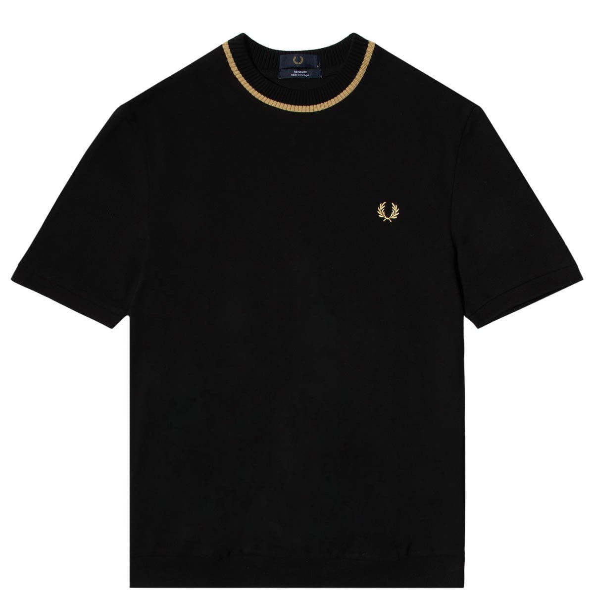 Fred Perry T-Shirts CREW NECK PIQUE T-SHIRT