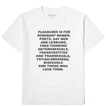 Load image into Gallery viewer, Pleasures FREE THINKING T-SHIRT White
