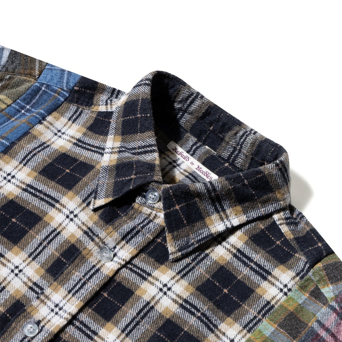 Needles T-Shirts ASSORTED / O/S FLANNEL SHIRT - WIDE 7 CUTS SHIRT SS20 23