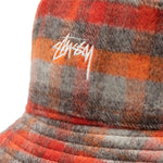 Load image into Gallery viewer, Stüssy Headwear BRUSHED PLAID BUCKET HAT
