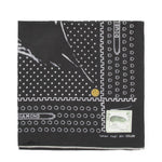 Load image into Gallery viewer, Kapital Bags &amp; Accessories BLACK / O/S FASTCOLOR SELVEDGE BANDANA (MIRRORED FUJI SMILE)
