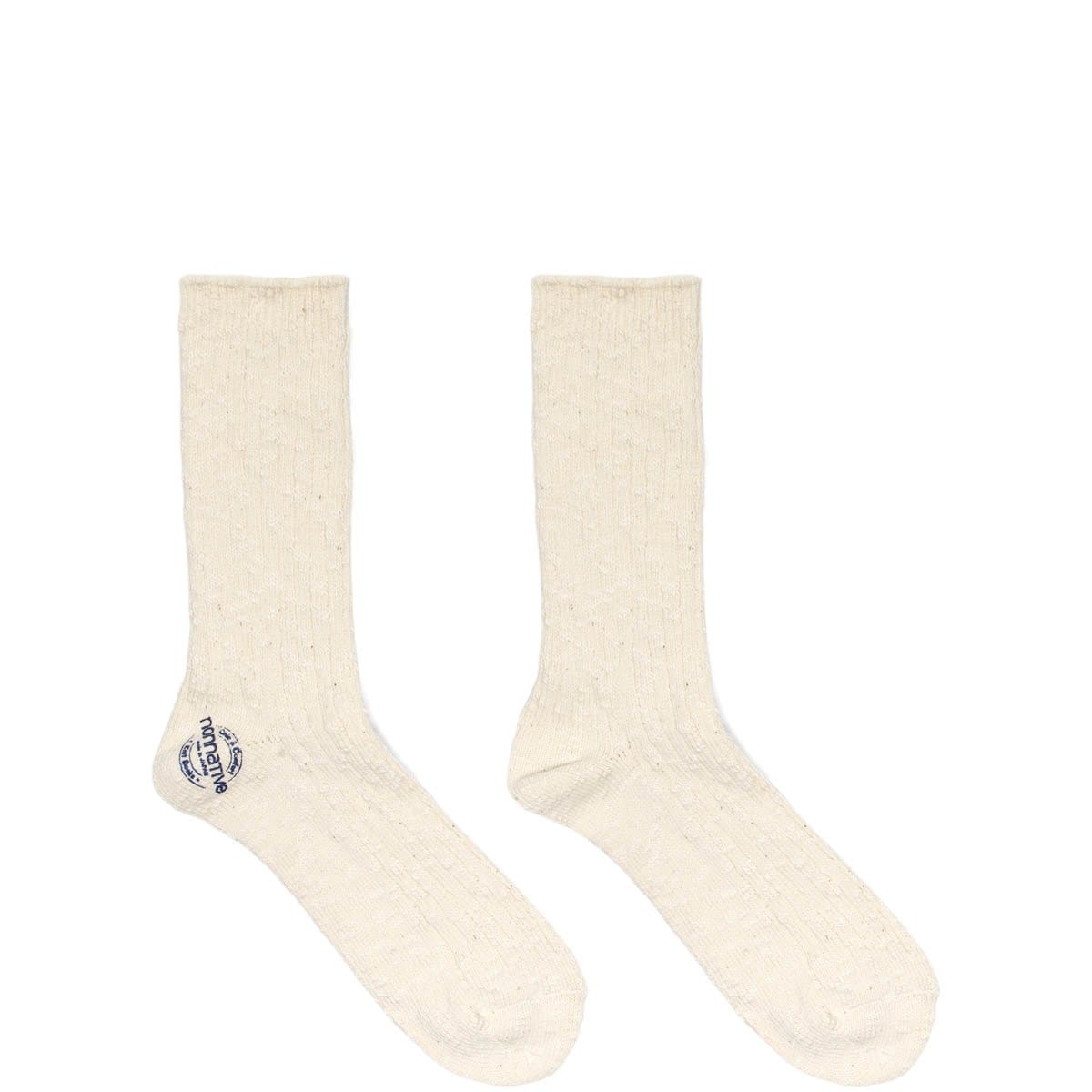 nonnative Socks OFF WHITE / O/S DWELLER SOCKS HI