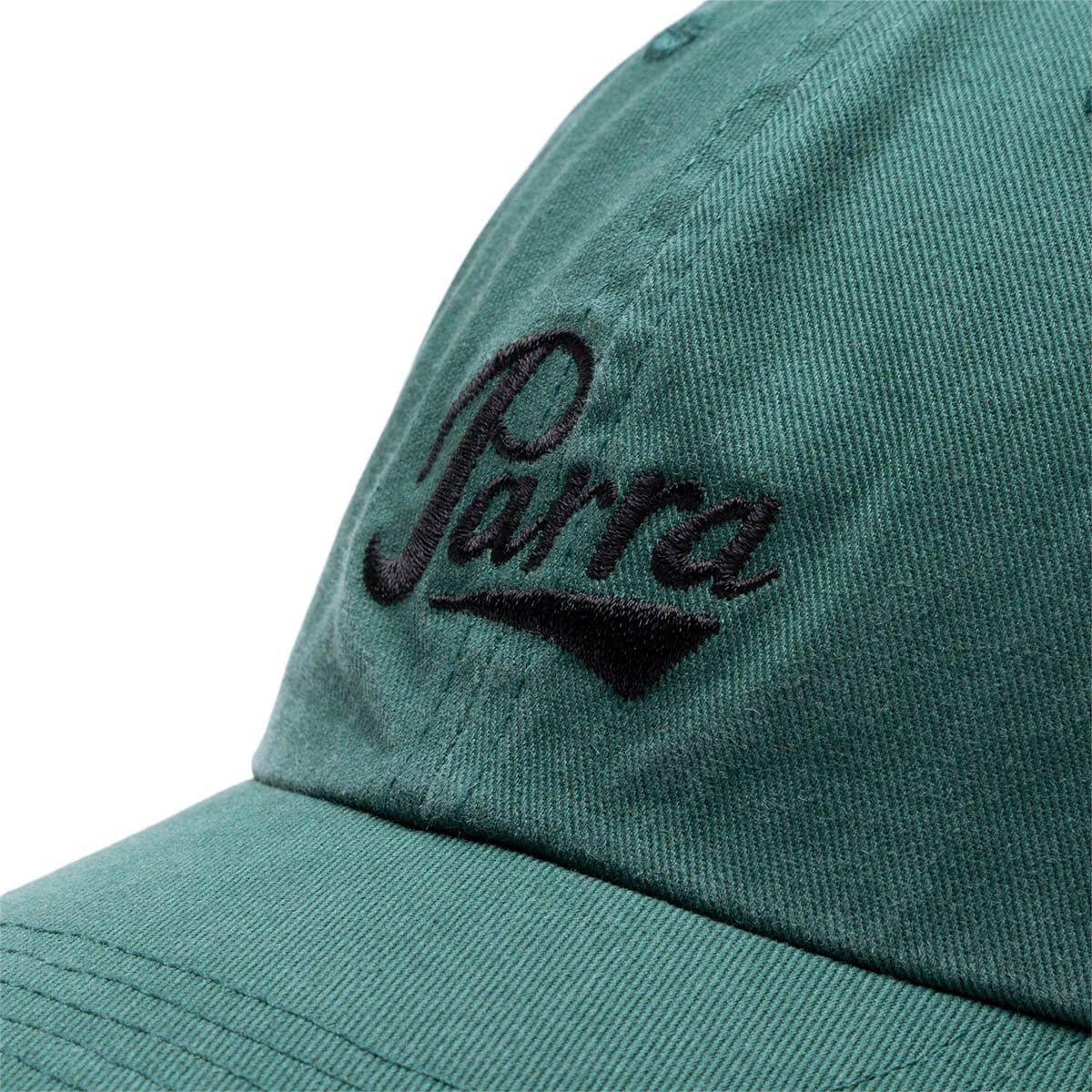 By Parra Headwear DARK GREEN / O/S PENCIL LOGO 6 PANEL HAT