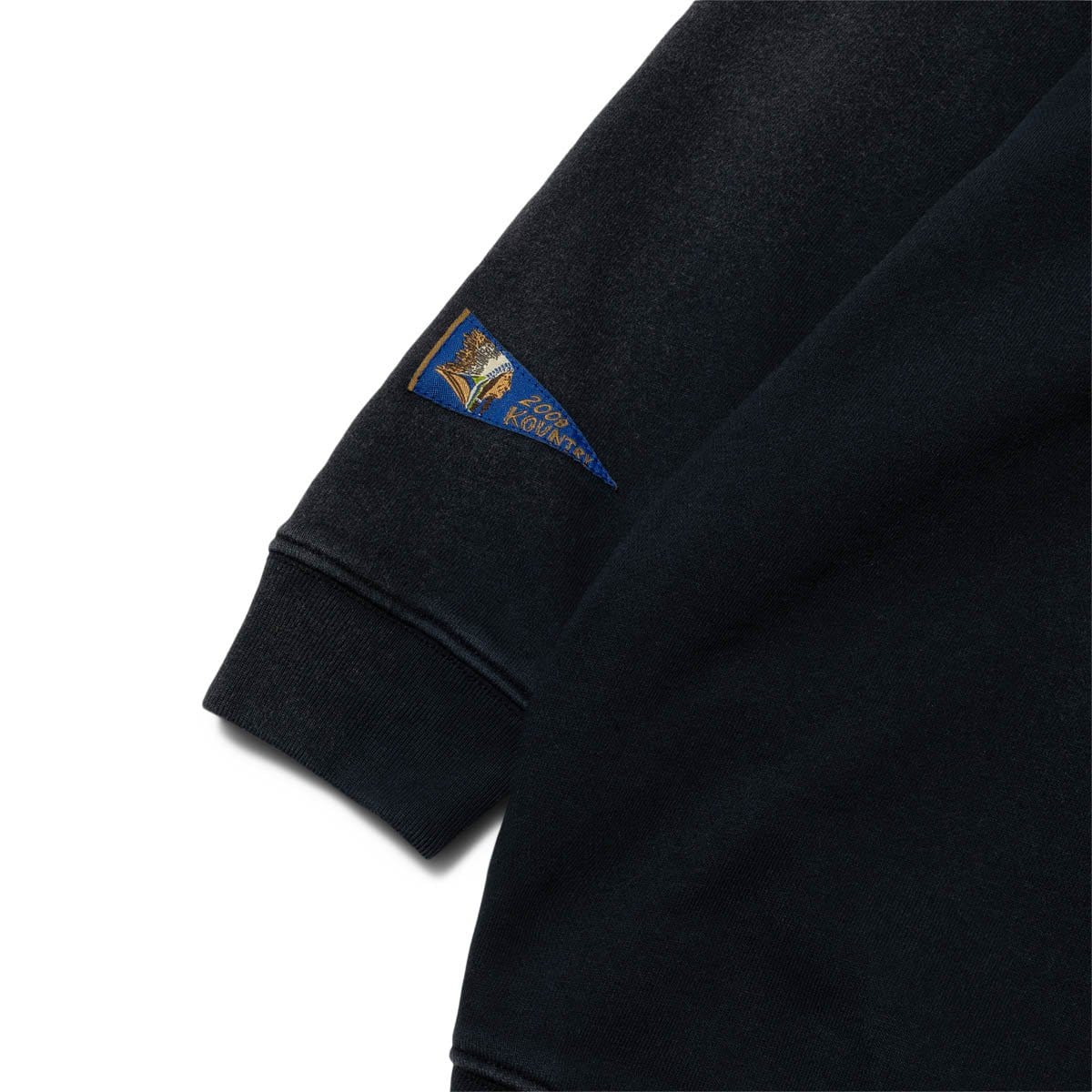 Kapital Hoodies & Sweatshirts BLACK/PURPLE / O/S FLEECE KNIT 2TONES REMAKE BIG SWT (BONE)