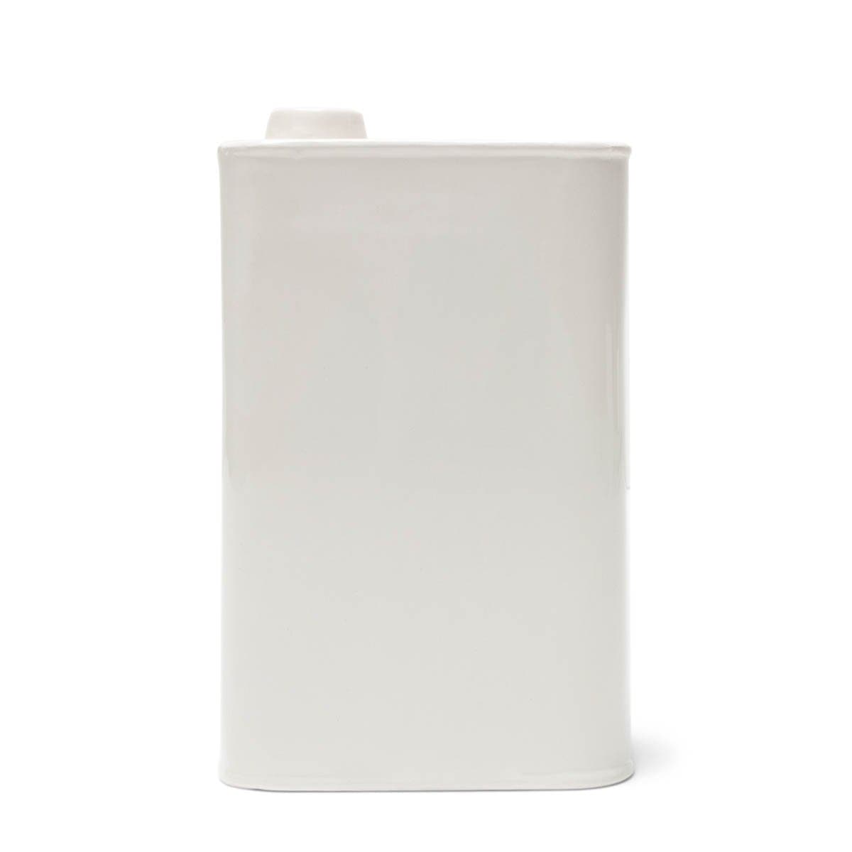 PUEBCO Bags & Accessories WHITE / O/S OIL CAN SHAPED FLOWER VASE