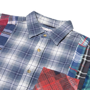 Needles Shirts ASSORTED / L 7 CUTS FLANNEL SHIRT SS21 40