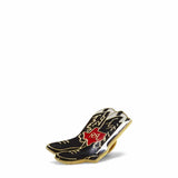 RRL Odds & Ends BLACK/RED/SILVER / O/S COWBOY BOOT PIN
