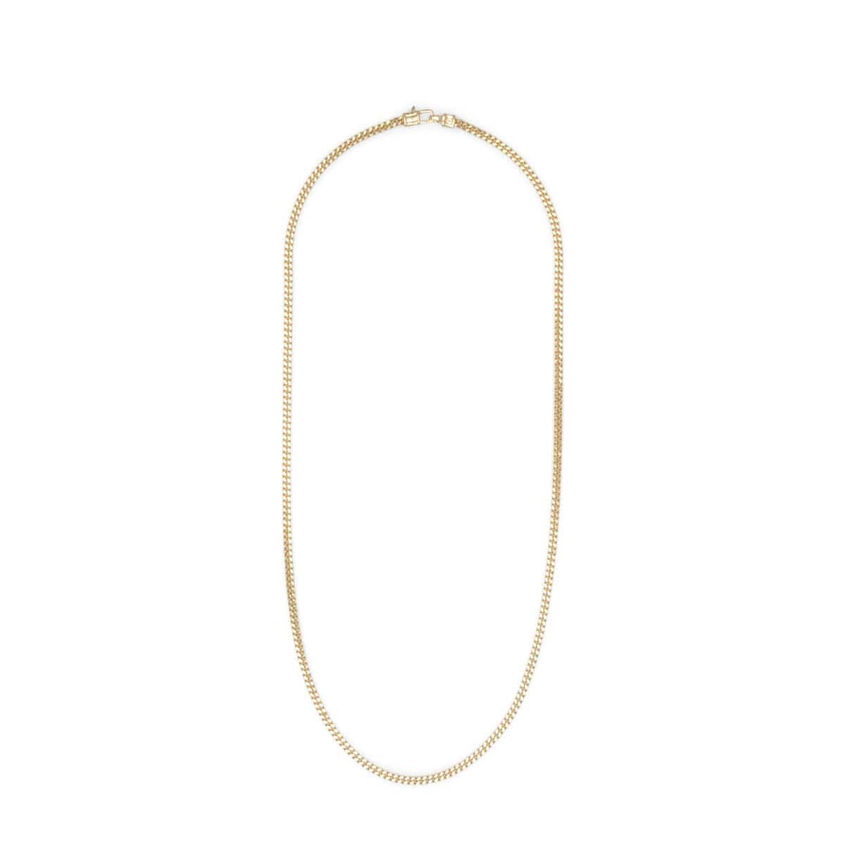 Tom Wood Jewelry 925 SILVER / 9K GOLD / 20.5 IN. CURB CHAIN