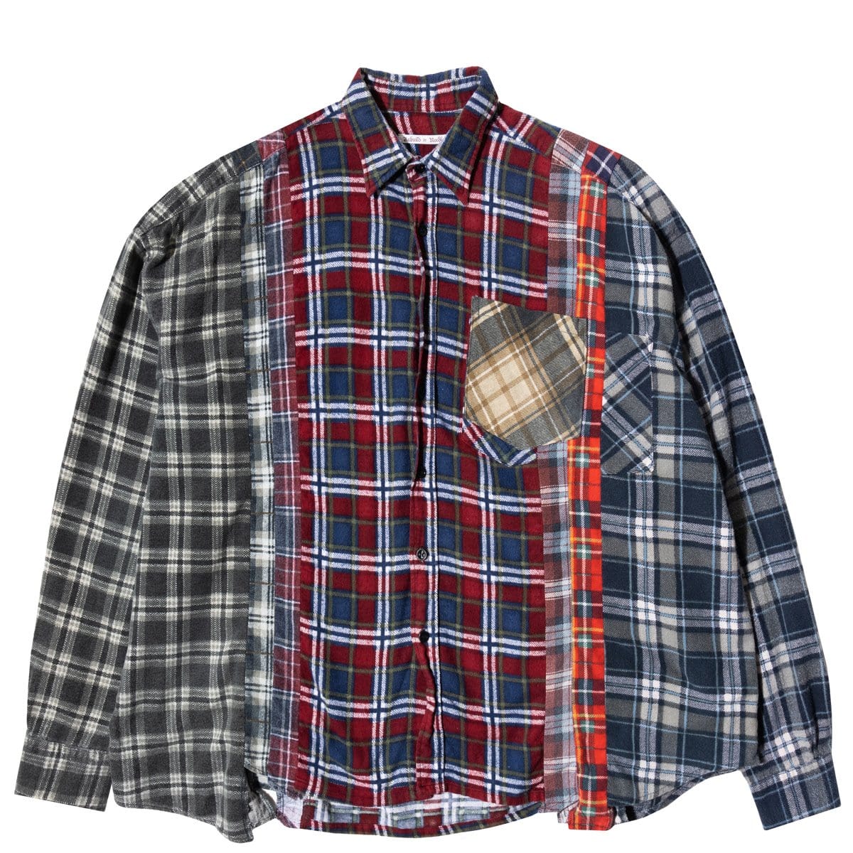 Needles Shirts ASSORTED / O/S FLANNEL SHIRT - WIDE 7 CUTS SHIRT SS20 19