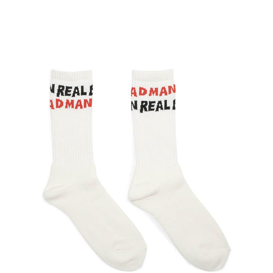 Real Bad Man Bags & Accessories RED / BLACK / O/S REAL BAD SPELLOUT SOCKS