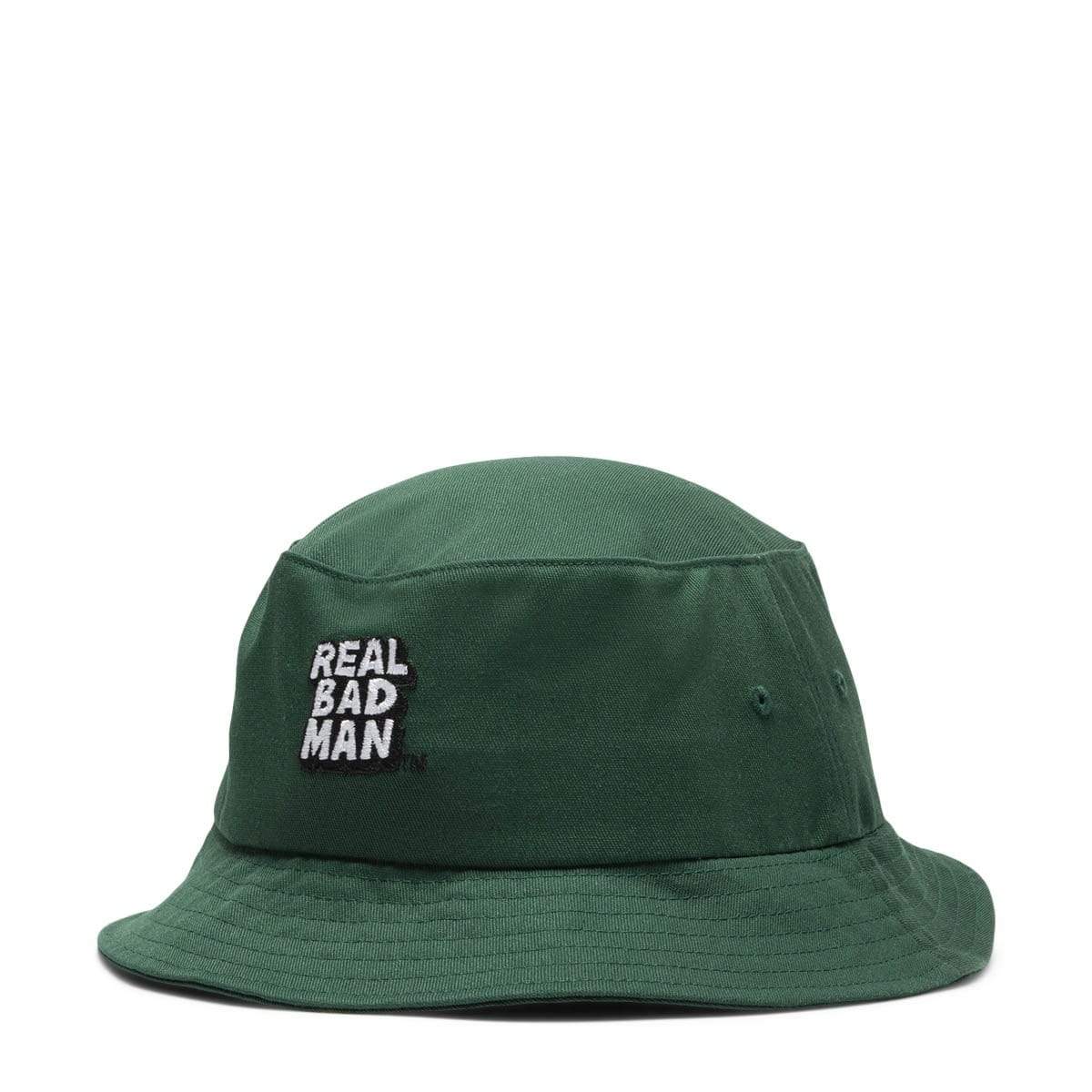 Real Bad Man Headwear GREEN / O/S / RBM 7005 RBM BUCKET HAT