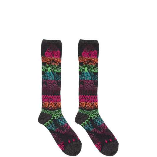 Kapital Socks BLACK / O/S / EK-948 89 YARNS RAINBOW HENNA SOCKS